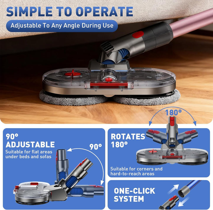 Wischaufsatz für Dyson V7/V8/V10/V11/V15 Zubehör Wischaufsatz für Dyson Wischmopp Aufsatz für Dyson
