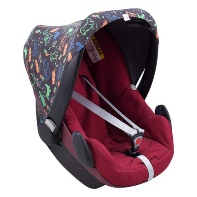 JYOKO KIDS Verdeck kompatibel mit Maxi Cosi Bebe Confort Pebble (Happy Dino), Happy Dino