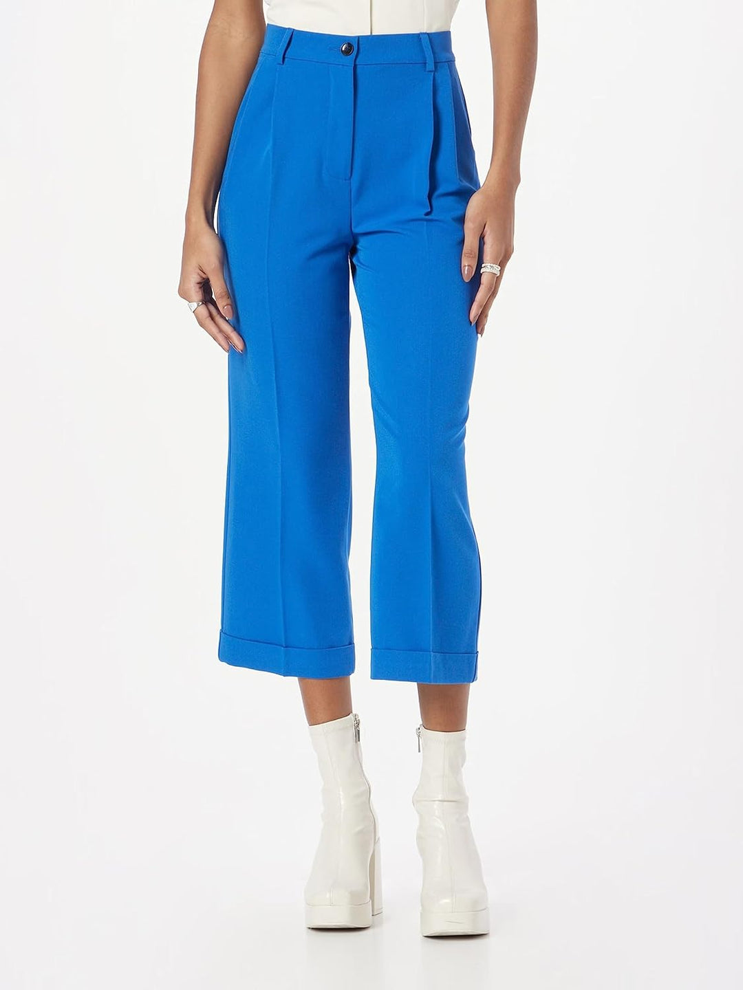Sisley Damen Pants 34 Bright Blue 36u, 34 Bright Blue 36u