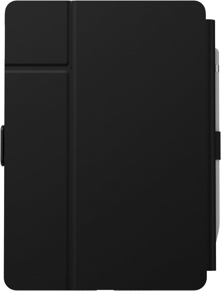 Speck-Produkte Balance Folio iPad (2019-2021) Schutzhülle und Ständer, Schwarz/Schwarz, Schwarz