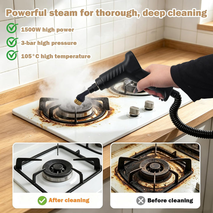 Dampfreiniger Handgerät – Handdampfreiniger 15 Sek Steam Ready