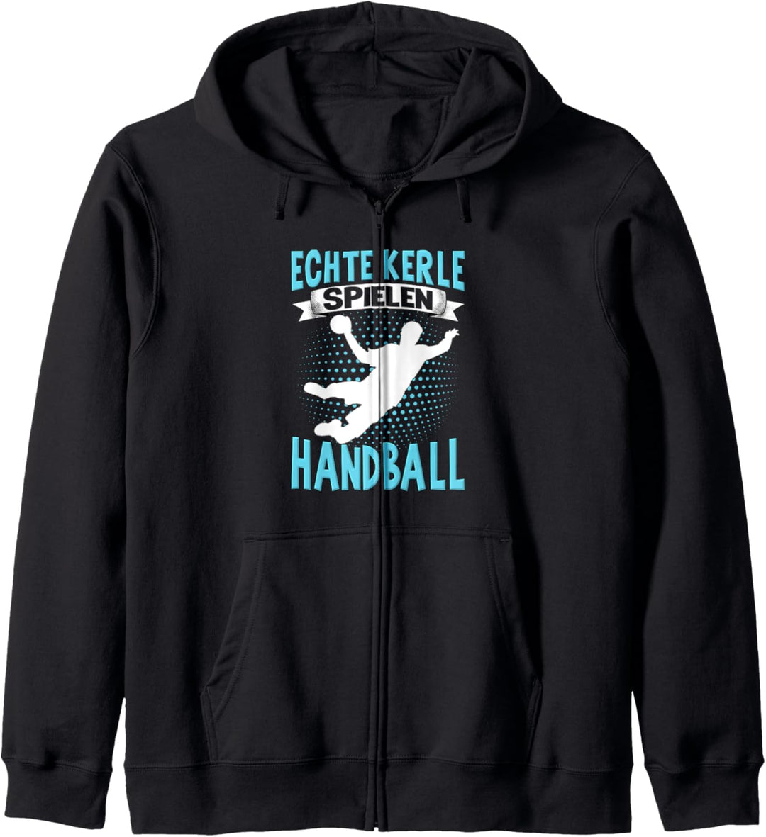 Handballer Herren Jungen Echte Kerle Spielen Handball Kapuzenjacke