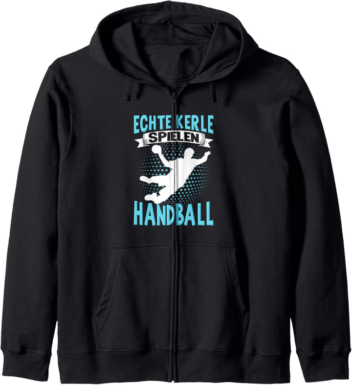 Handballer Herren Jungen Echte Kerle Spielen Handball Kapuzenjacke