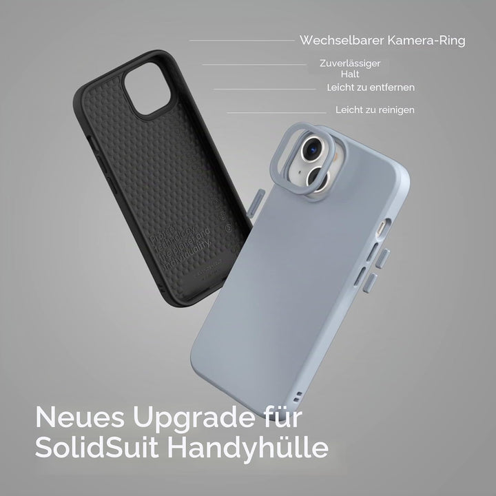 RhinoShield Case kompatibel mit [iPhone 13 Mini] | SolidSuit - Stossdämpfende &amp; schlanke Schutzhülle