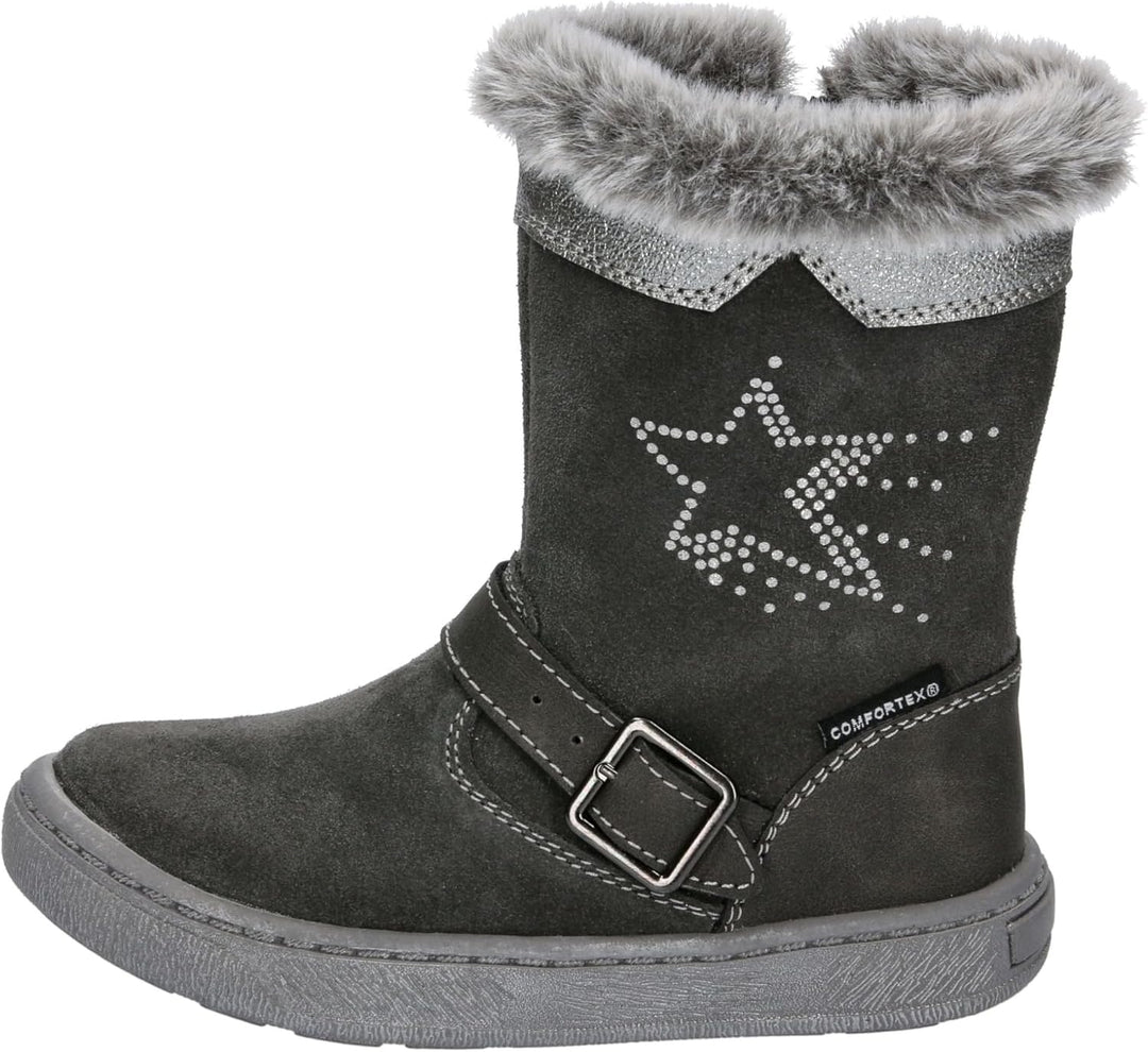 Lico Mädchen Reena Schneestiefel 30 EU Anthrazit, 30 EU Anthrazit