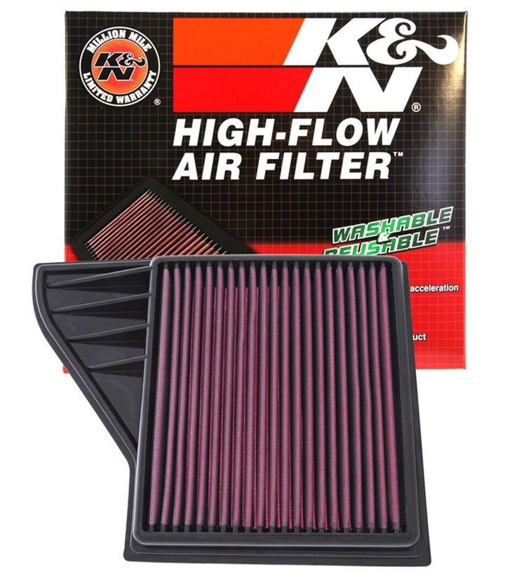K&N 33-2431 Motorluftfilter: Hochleistung, Prämie, Abwaschbar, Ersatzfilter,Erhöhte Leistung, 2010-2