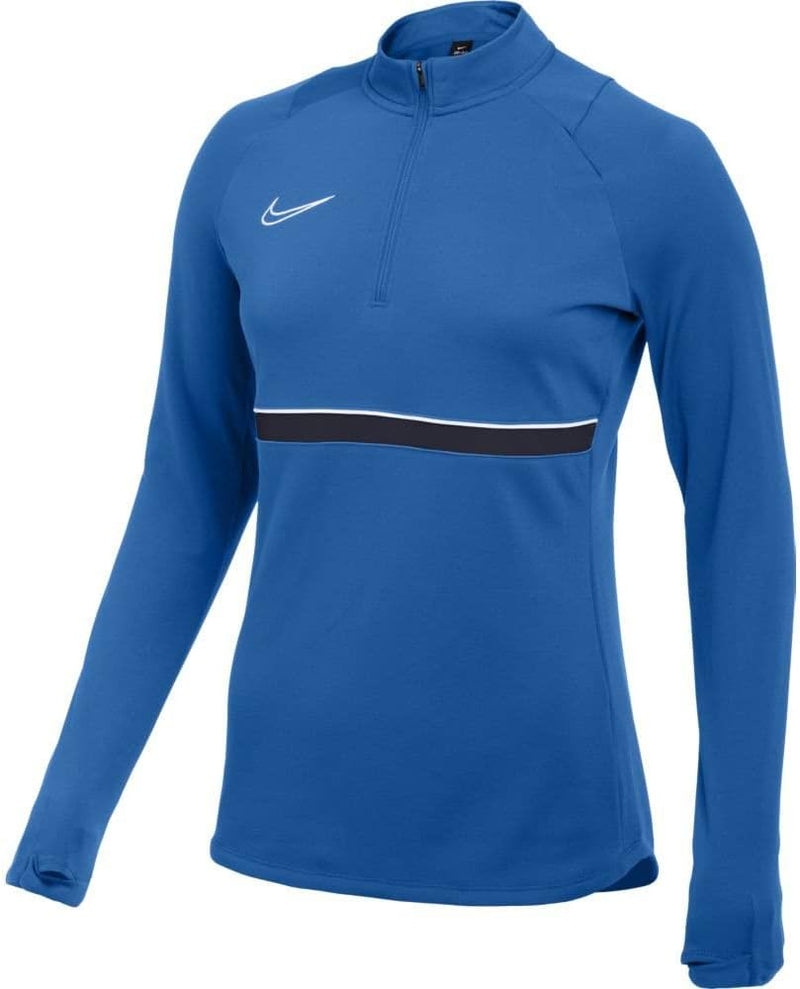 NIKE Damen Dri-fit Academy 21 Trainings-Sweatshirt XL Royal Blue/White/Obsidian/White, XL Royal Blue