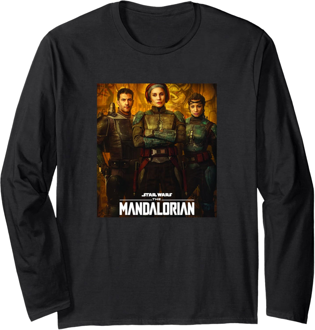 Star Wars: The Mandalorian Season 2 Bo-Katan Group Poster Langarmshirt