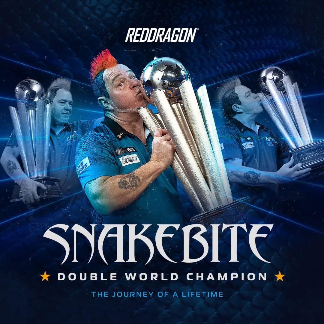 RED DRAGON Peter Wright Snakebite DWC Dartscheibe Umgeben