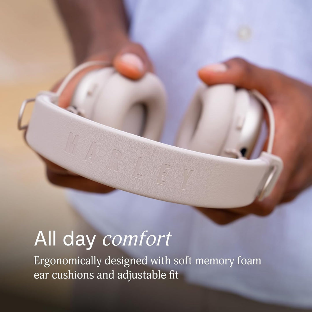 Marley House of Positive Vibration Rebel kabellose Bluetooth Kopfhörer - Over-Ear Wireless ANC mit a