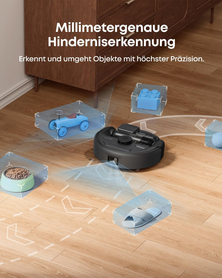 eufy Saugroboter 3-in-1 E20, Kombi-Design Stabstaubsauger, Auto-Entleerung aller Geräte, Max. 30.000