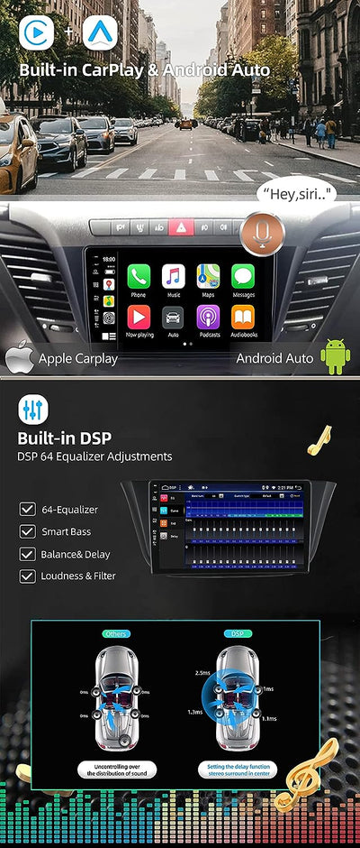 JOYX - [6G+128G] - Android 12 IPS Autoradio Passt für Iveco Daily VI (2014-2021) - Kabellos CarPlay/