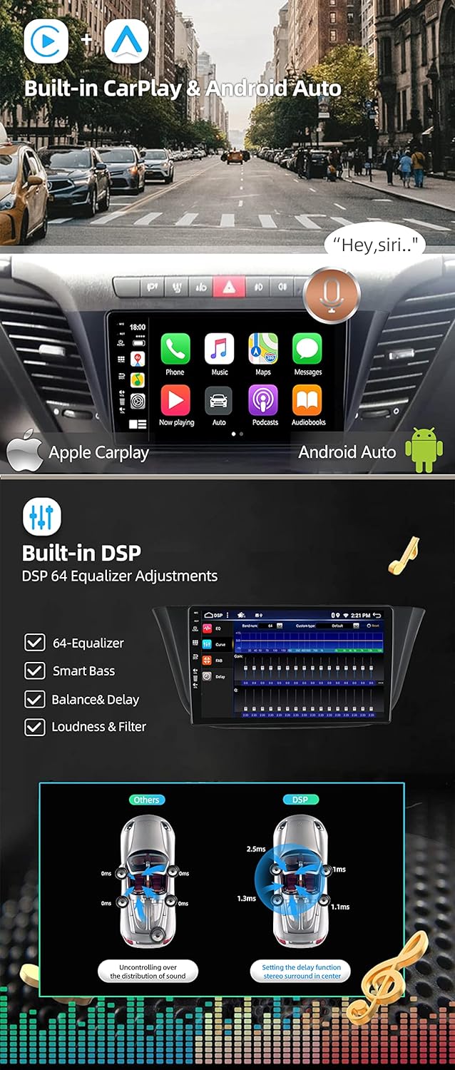 JOYX Android 12 IPS Autoradio Passt für Iveco Daily VI (2014-2021) - [4G+64G] - Eingebaut DSP/Carpla