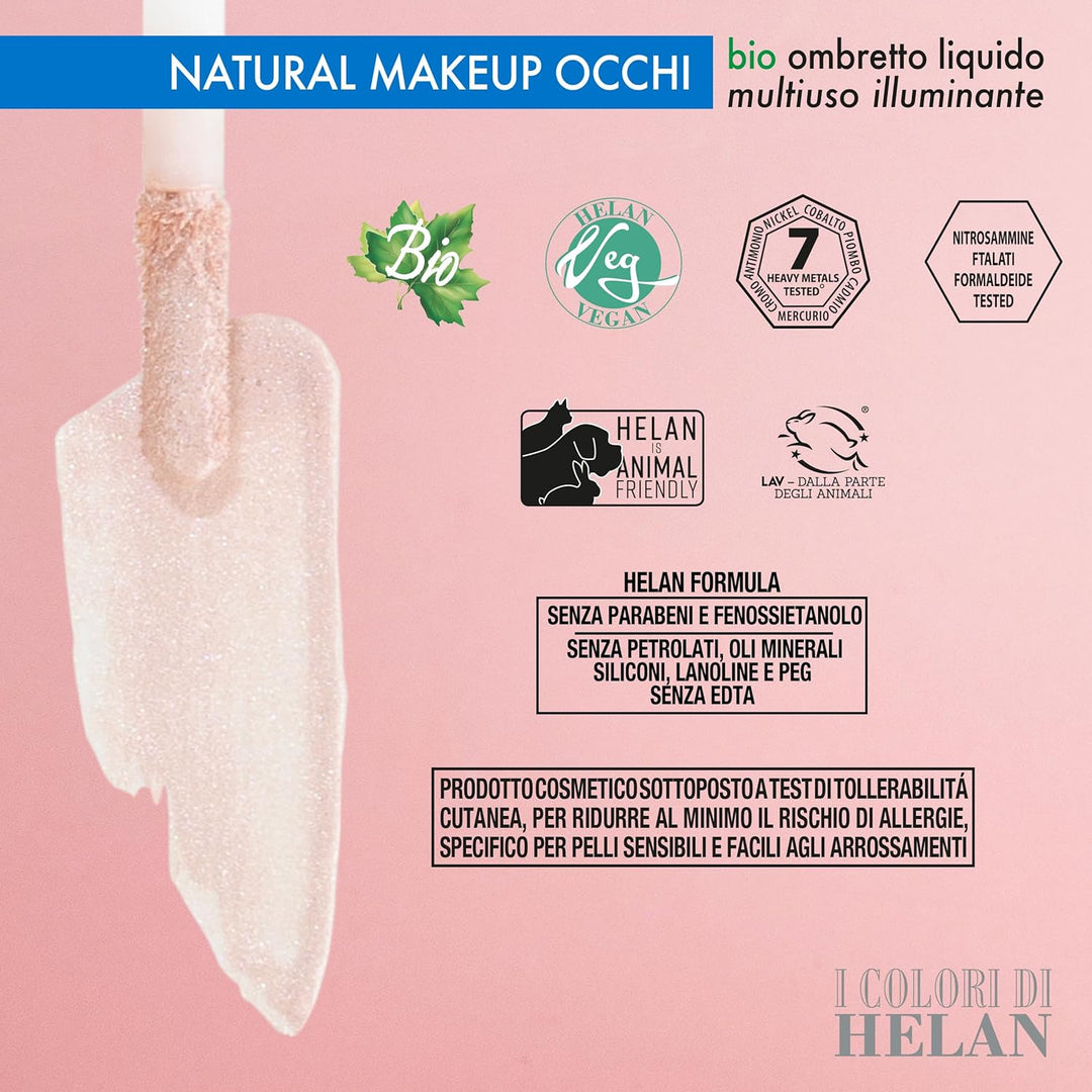 Helan I Colori di Helan – Mehrzweck-Lidschatten mit leuchtendem Effekt, ideal als flüssiges Rouge, G