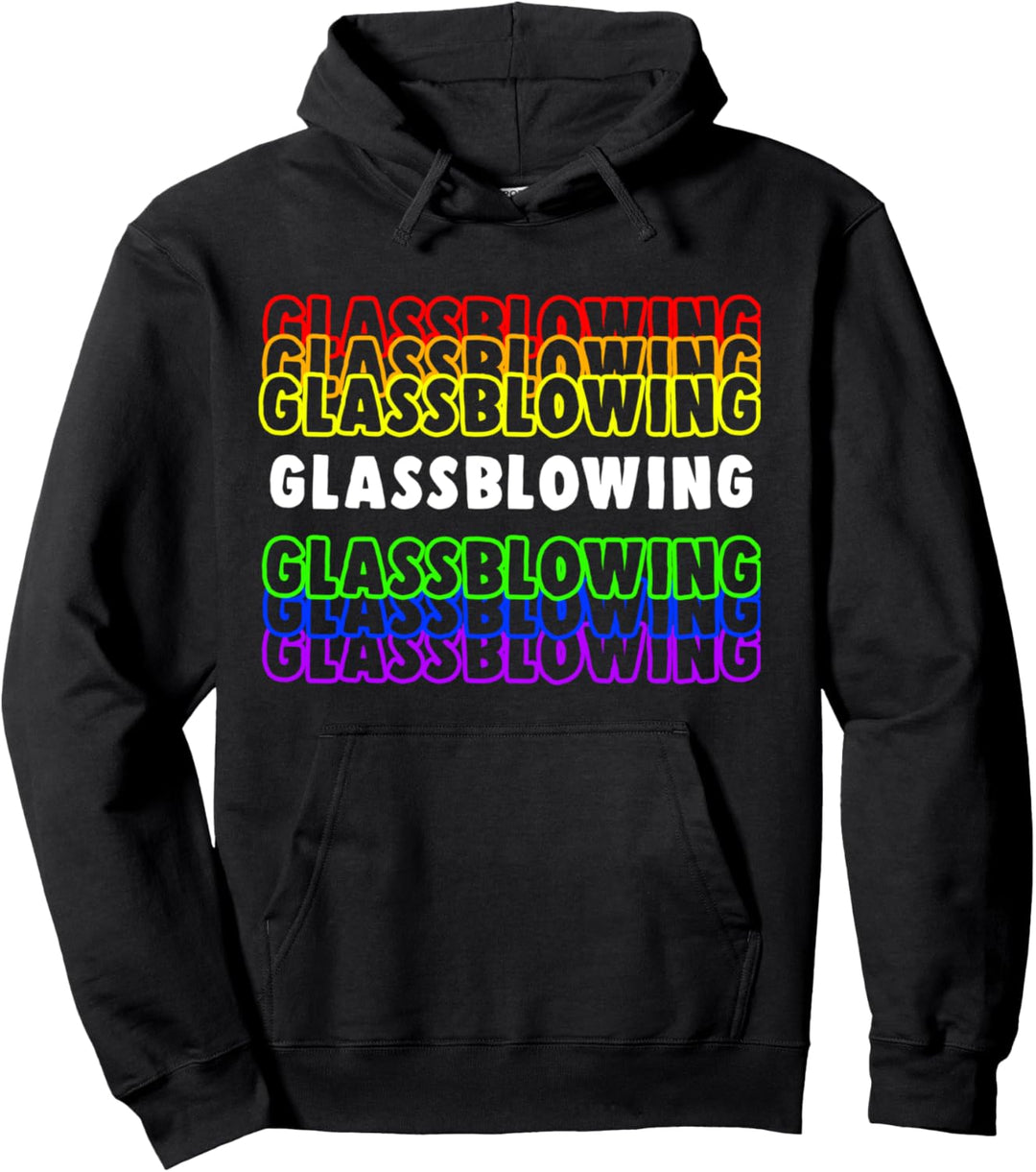 Glasblasen Glasbläser Glas Glasbläserei Glasmacher Gläser Pullover Hoodie