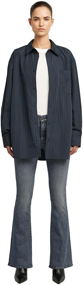 G-STAR Damen 3301 Flare Jeans 25W / 30L Blau (Antic Sand Blast D21290-d842-g803), 25W / 30L Blau (An