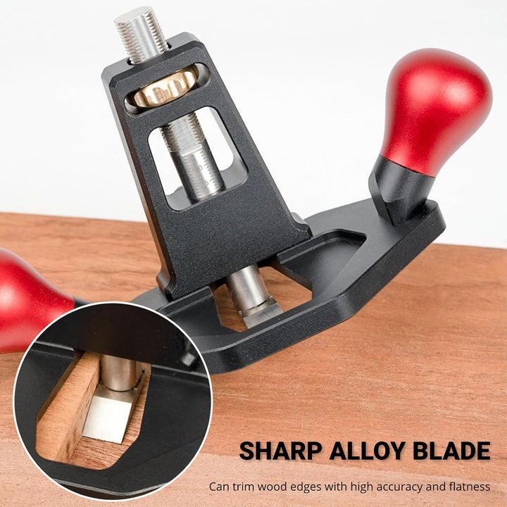 Holzbearbeitungs-Fräshobel mit Anodischer Oxidationsbehandlung, Handhobel für Feines und Präzises Ho