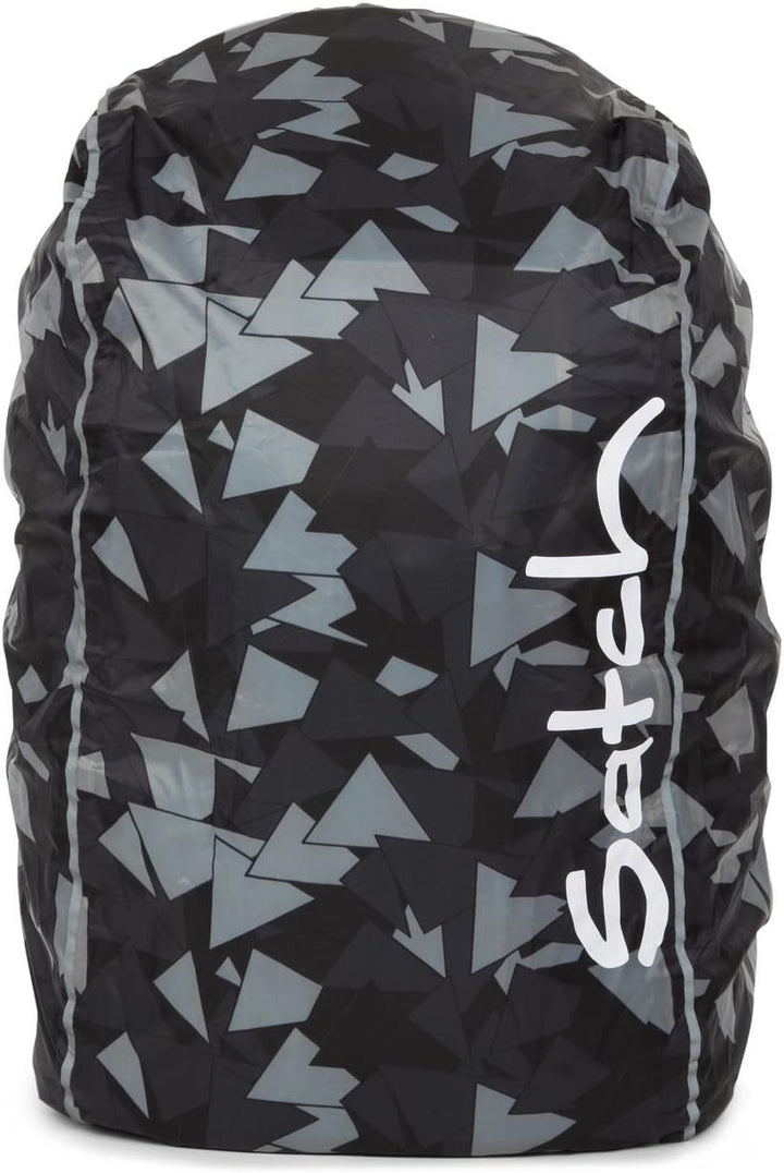 Satch Stylerbox Pack Gymbag Schlamperbox Heftebox Raincover Blue Triangle Transparent Black