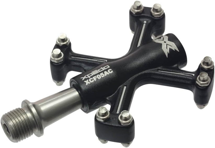 Xpedo Traverse 5 // Plattform-Pedal Schwarz, Schwarz