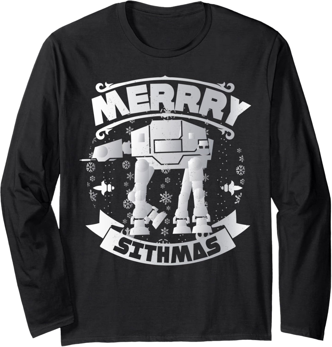 Star Wars AT-AT Weihnachten Merry Sithmas Holiday Langarmshirt