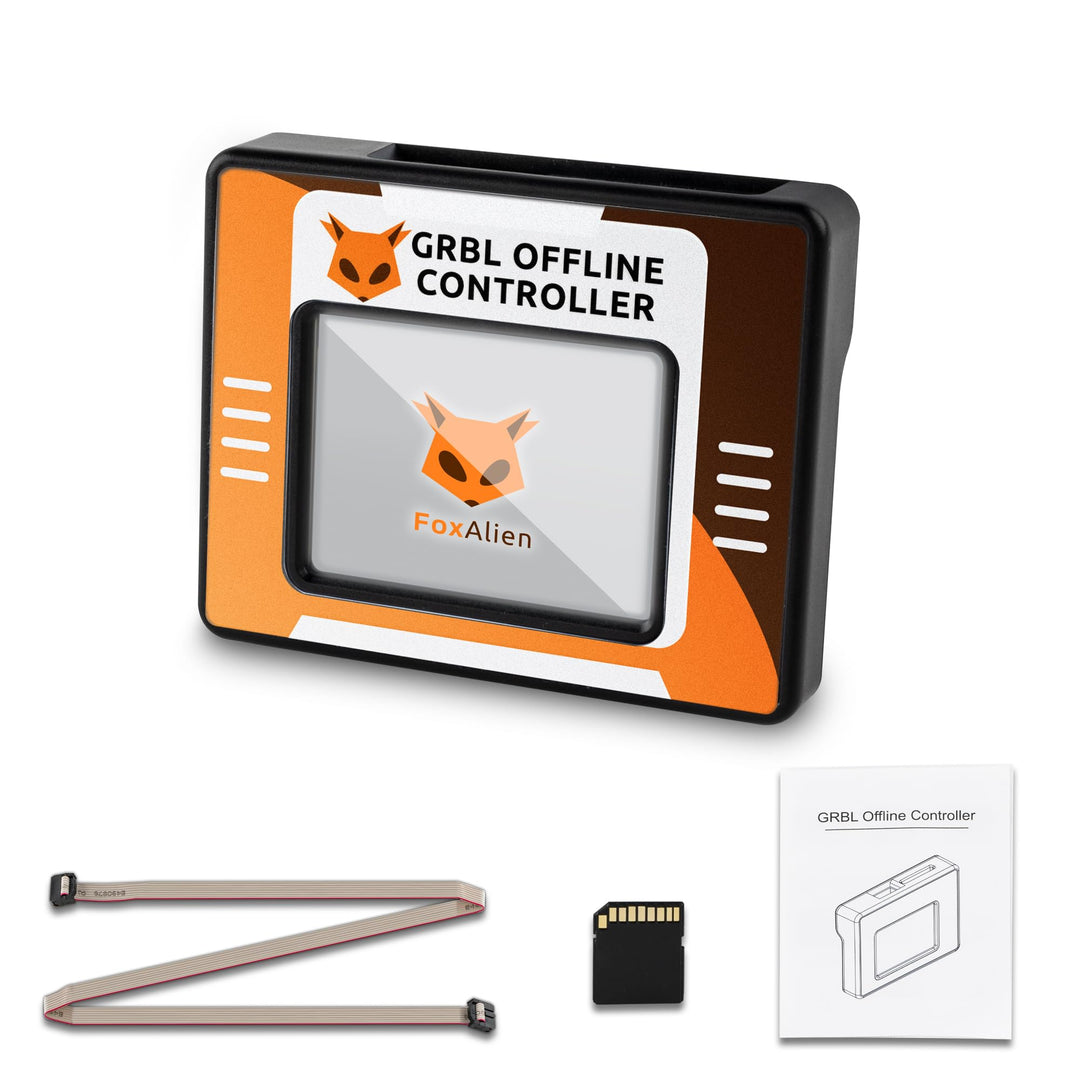 FoxAlien CNC Offline Controller, Offline Steuermodul mit Touchscreen LCD GRBL Steuerung für FoxAlien