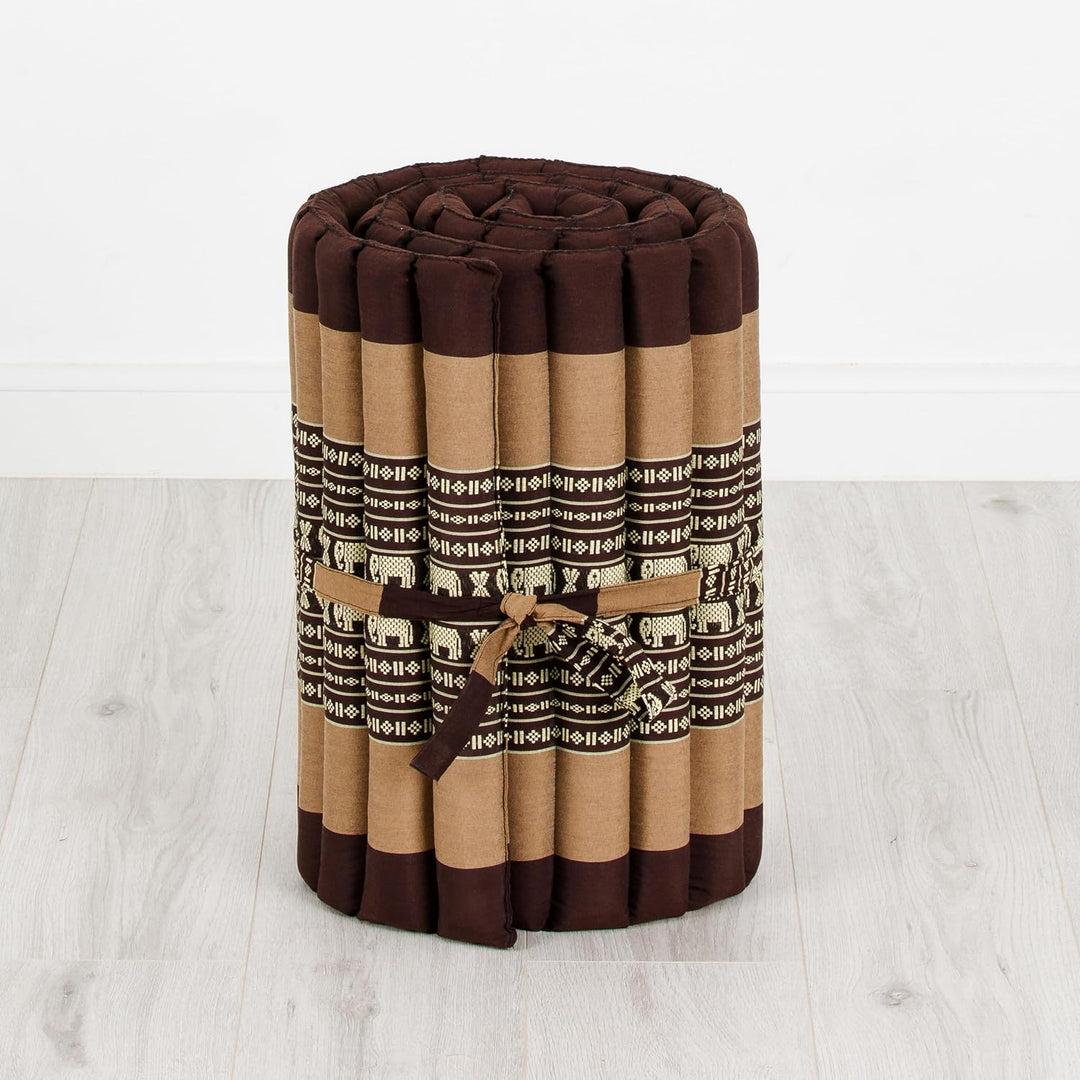livasia Rollmatte Rollmatratze S schmal - 200x50x4,5cm - Gästebett Gästematratze 1 Person mit Muster