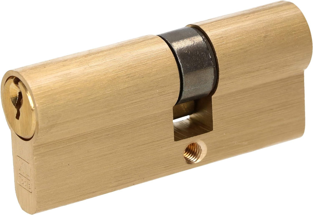 KOTARBAU® Gleichschliessender Profilzylindersatz 2 Stk. 30x40mm mit Schliessknauf, 30x40mm