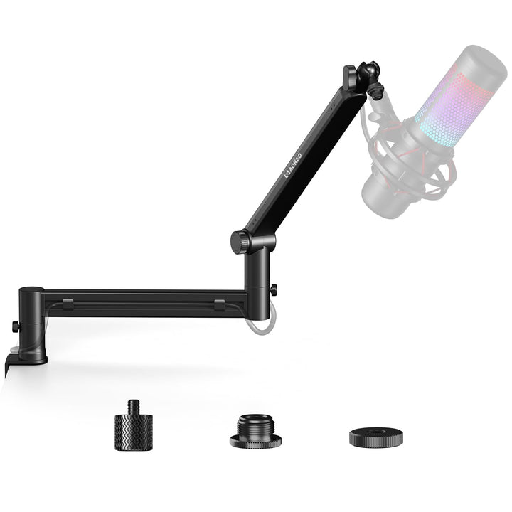 Mikrofon Arm,Aokeo AK-58 Niedriges Profil Mikrofon Ständer Arm für HyperX QuadCast,SoloCast,Elgato W