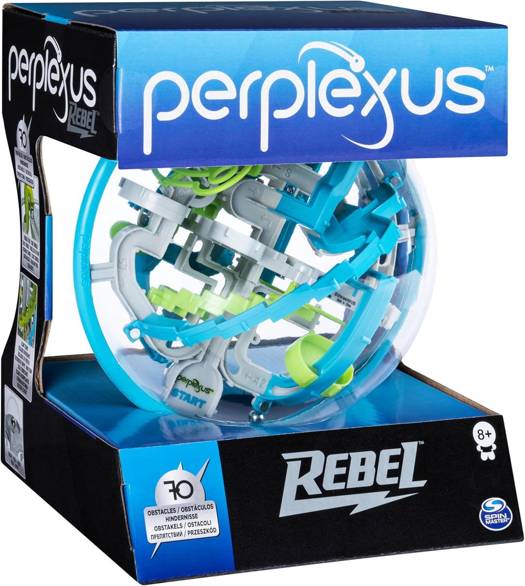 Spin Master Games Perplexus Rebel, 3D-Kugellabyrinth mit 70 Hindernissen - für fingerfertige Perplex