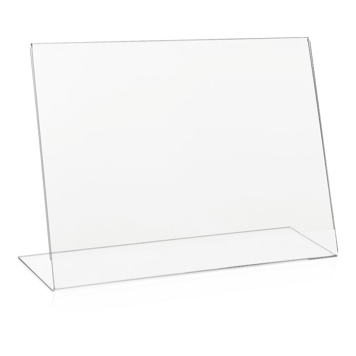 5x VITAdisplays® L-Aufsteller DIN A4 Querformat/Tischaufsteller/L-Ständer/Plakataufsteller/Werbeaufs