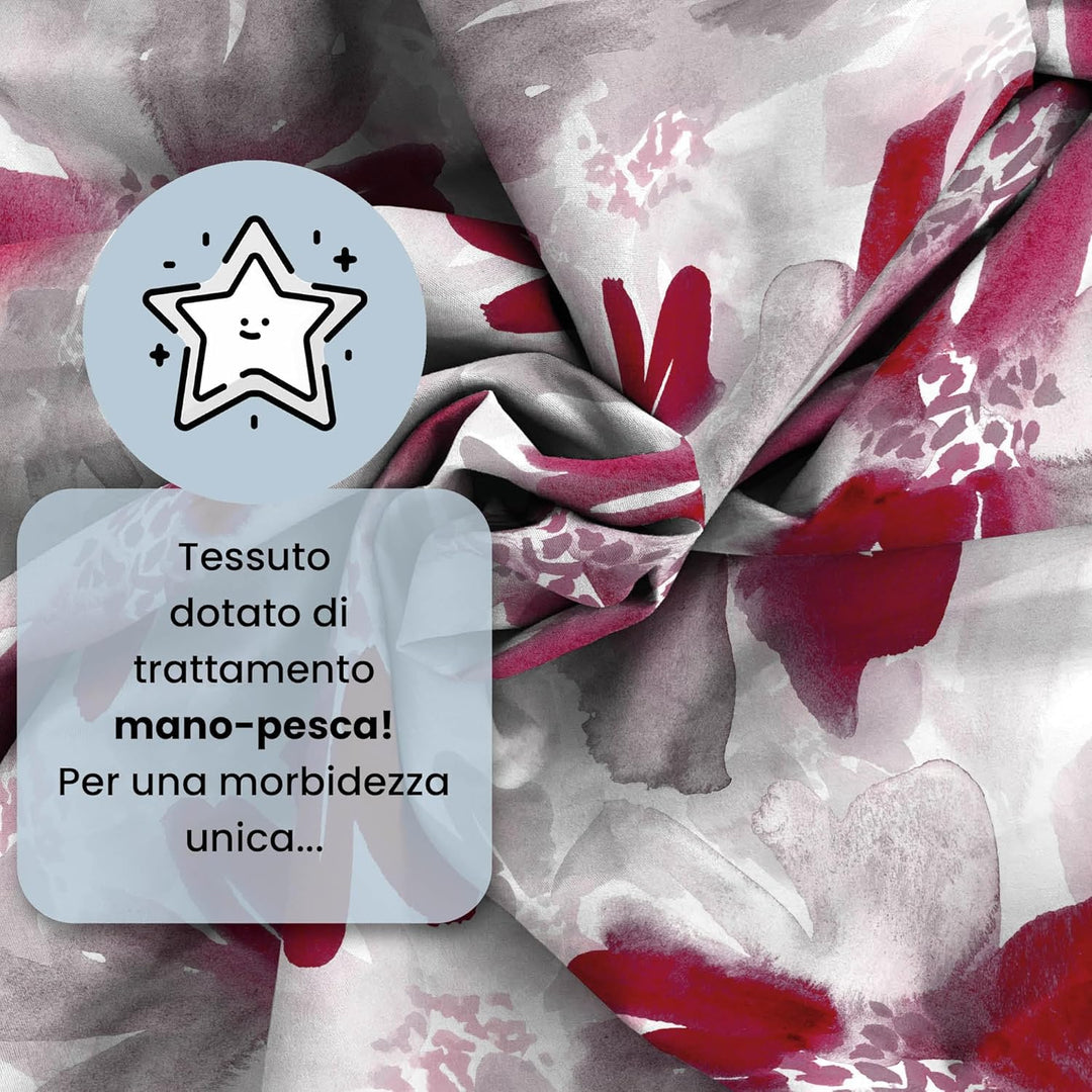 Italian Bed Linen Bettwäsche-Set Fashion Microfaser, Passion, Doppelte Doppelte Passion, Doppelte Pa