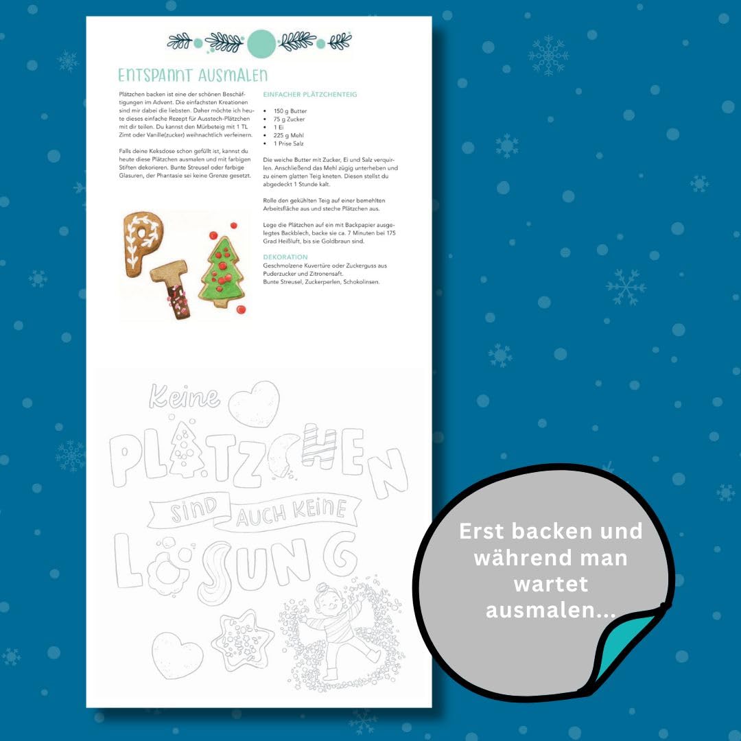 Die Mini me Zeichenschule Adventskalender von Frau Annika: 24 weihnachtliche Mini me-Ideen zum Baste