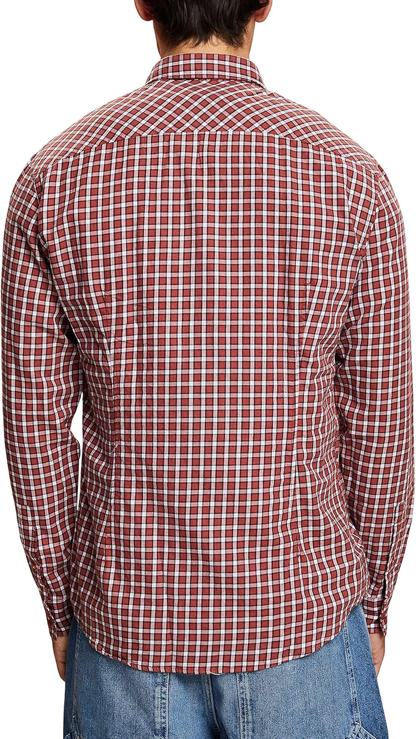 ESPRIT Herren Hemd XXL 805/Terracotta, XXL 805/Terracotta