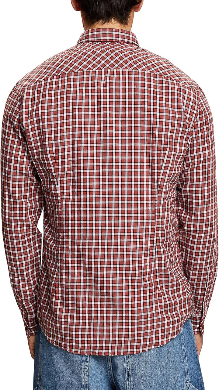 ESPRIT Herren Hemd XXL 805/Terracotta, XXL 805/Terracotta