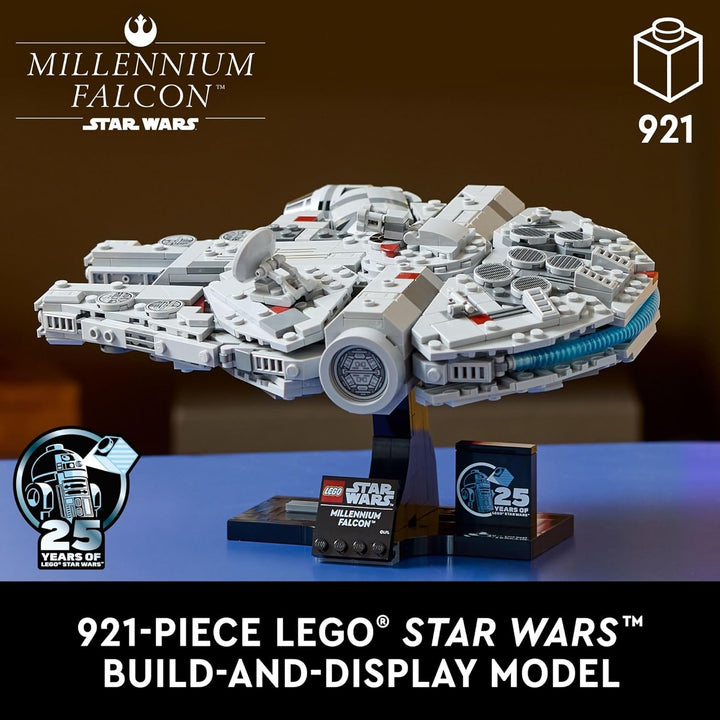 LEGO Star Wars - A New Hope Millennium Falcon 25th Anniversary Buildable Starship Model Collectible