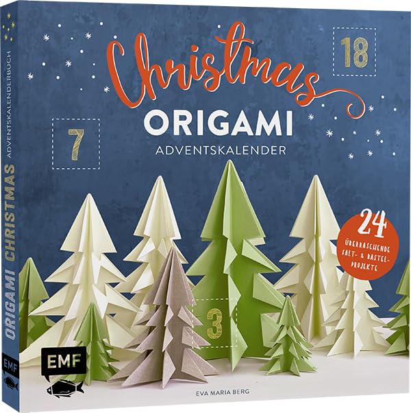 Mein Adventskalender-Buch: Origami Christmas: 24 überraschende Falt- und Bastelprojekte für Weihnach