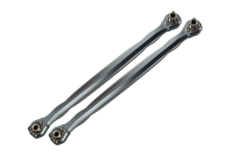 Traxxas X-Maxx 4X4 Tuning Teile Aluminium Front Steering Rod - 1Pr Grey Silver
