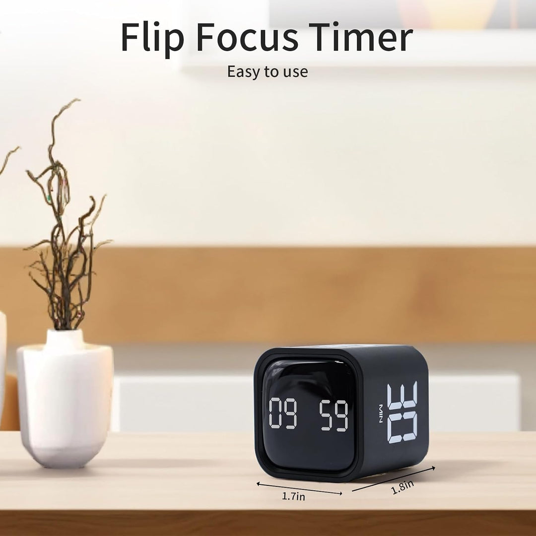 Productivity Timer, Pomodoro Timers Cube Timer Würfel, Flip Schwerkraft Sensor, Stumm,Vibriert und T