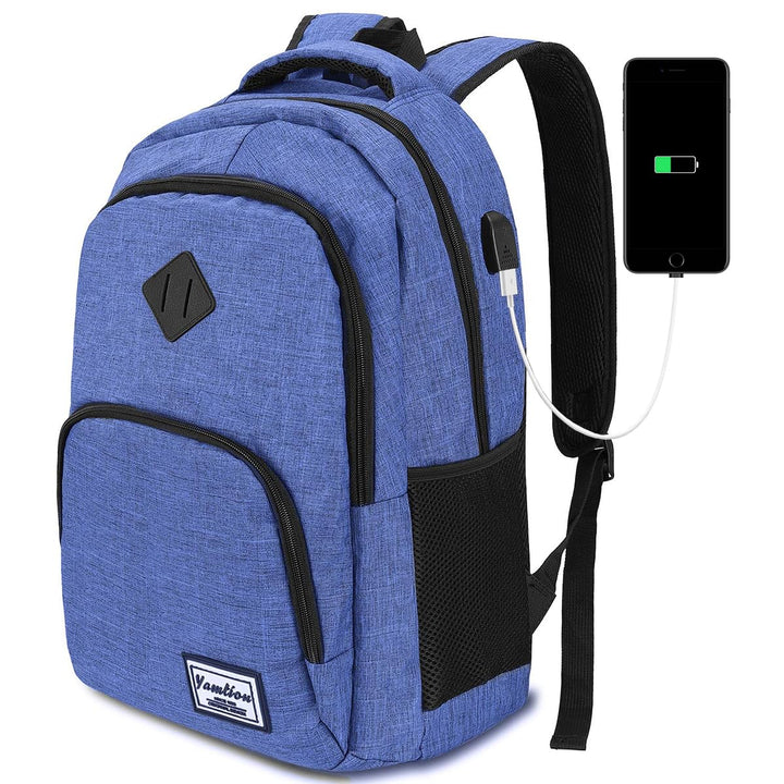YAMTION Rucksack Herren und Damen,Gross 17.3 Zoll Schultasche Schulranze Schulrucksack Jungen Teenag
