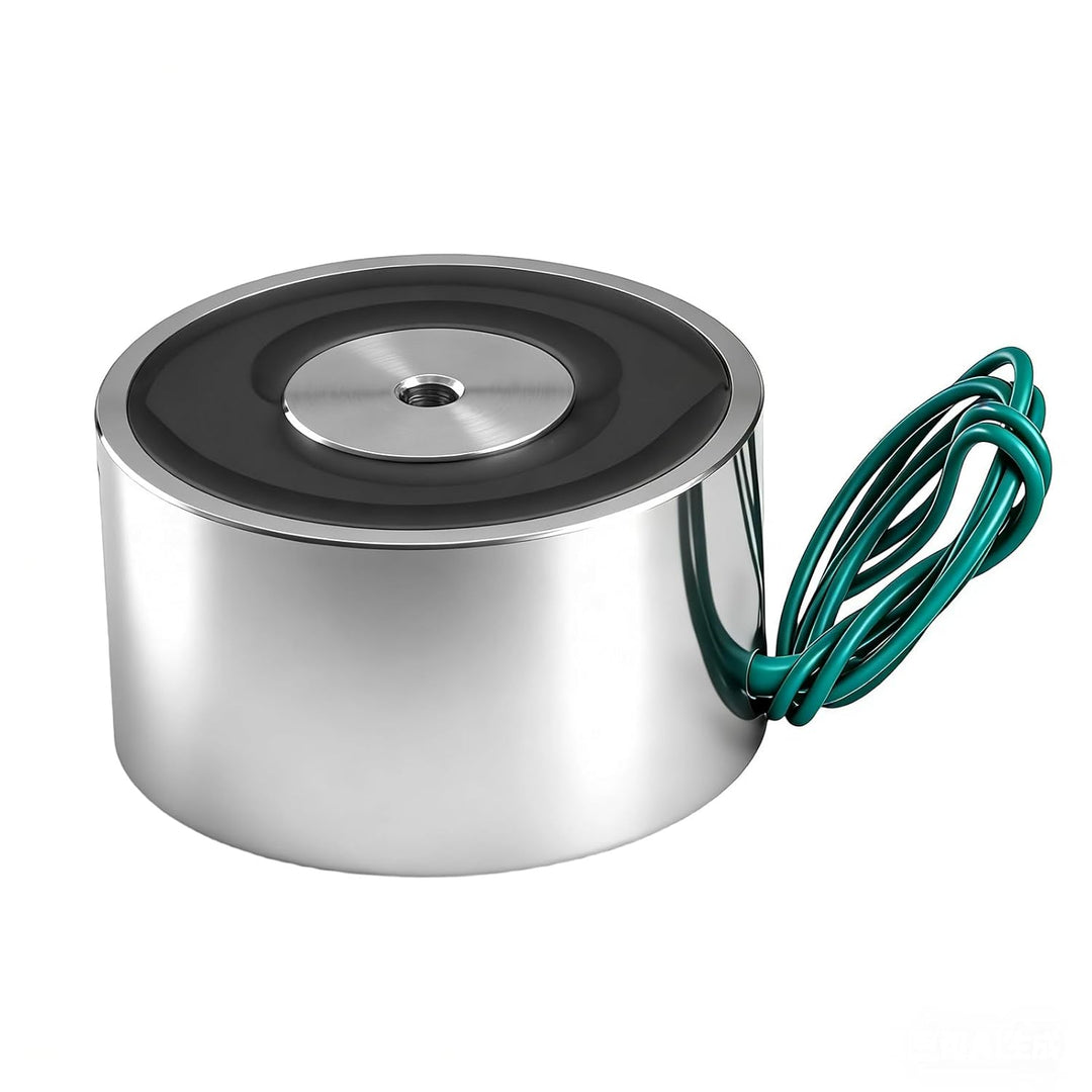 Heschen Elektromagnet P50/27, Aussendurchmesser: 50 mm, DC 12 V, 50 kg