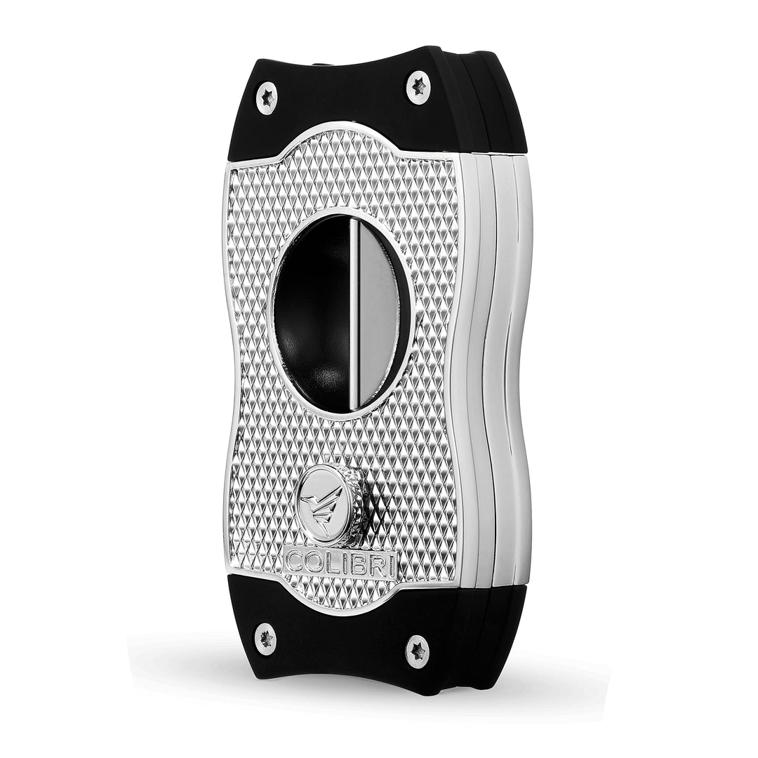 Colibri V-Cut Zigarrenschneider - Diamanten-Muster - Tiefer 7mm V-Schnitt - Bis zu 60+ Ringmass Ziga