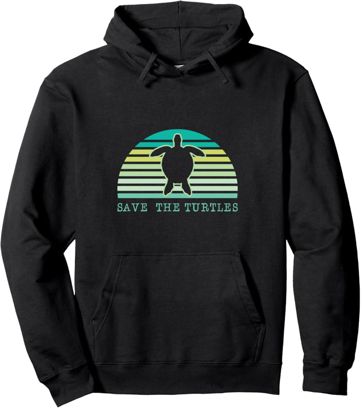 Speichern Sie die Schildkröten recyceln überspringen Stroh Pullover Hoodie