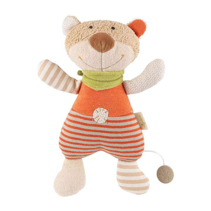 SIGIKID 48916 Spieluhr Bär Green Mädchen und Jungen Babyspielzeug empfohlen ab Geburt mehrfarbig Meh