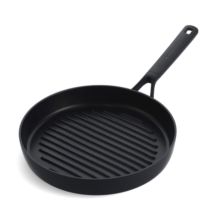 Kitchenaid Grillpfanne 28 cm - Classic - Extra Robuste Antihaftbeschichtung, Aluminium, Induktion, B