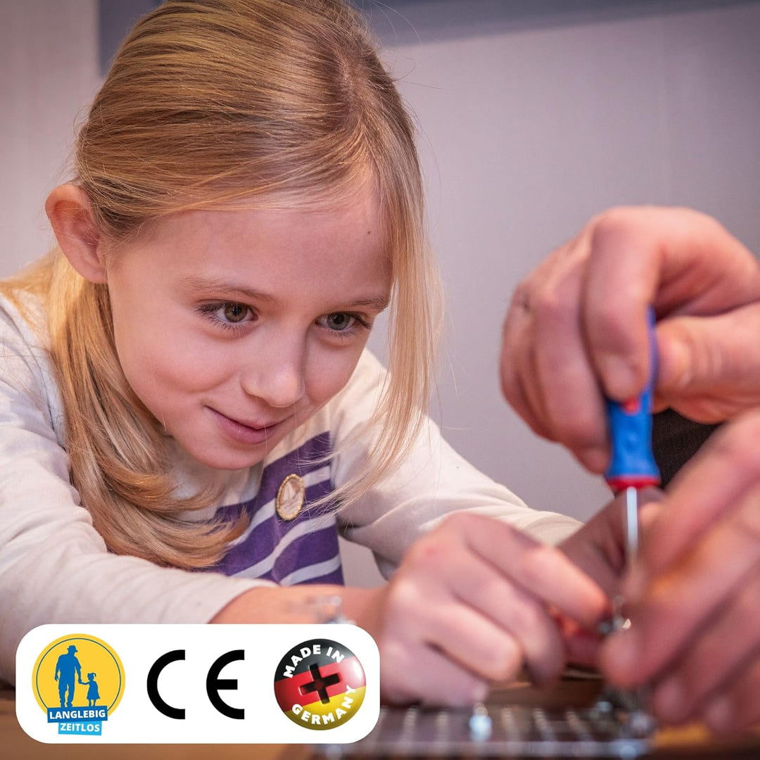 Eitech 00220 Metallbaukasten - Kompaktlader, Modellbau mit 365 Teilen, Baustellenfahrzeug Bausatz, f