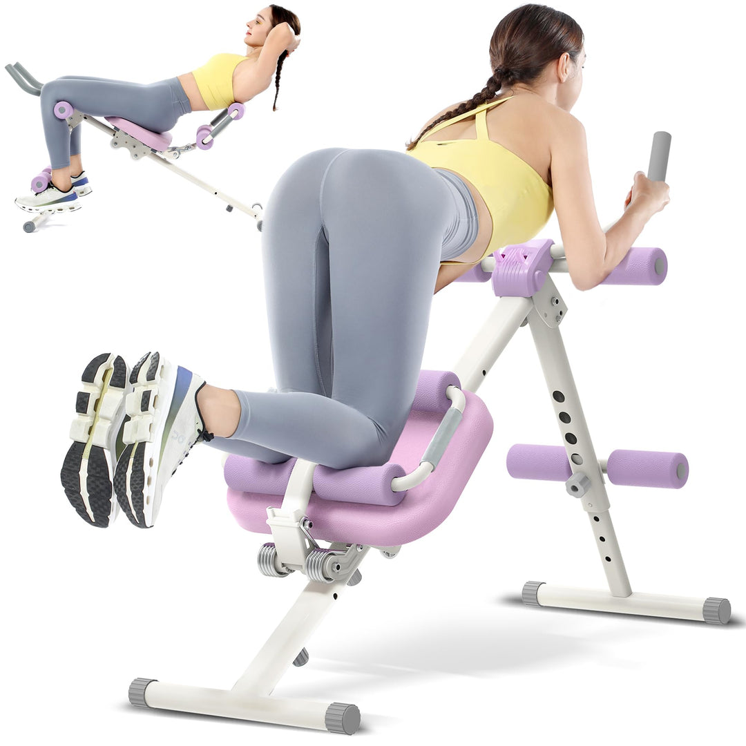 GUUG Bauchmuskeltrainer Bauchtrainer für Zuhause: Bauch Trainingsgerät Klappbar Bauchmuskeltraining
