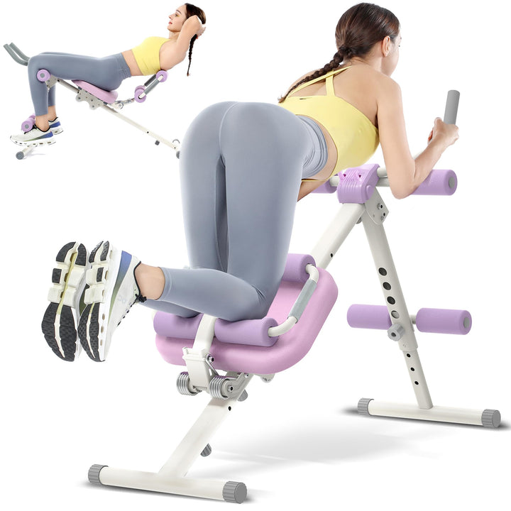 GUUG Bauchmuskeltrainer Bauchtrainer für Zuhause: Bauch Trainingsgerät Klappbar Bauchmuskeltraining