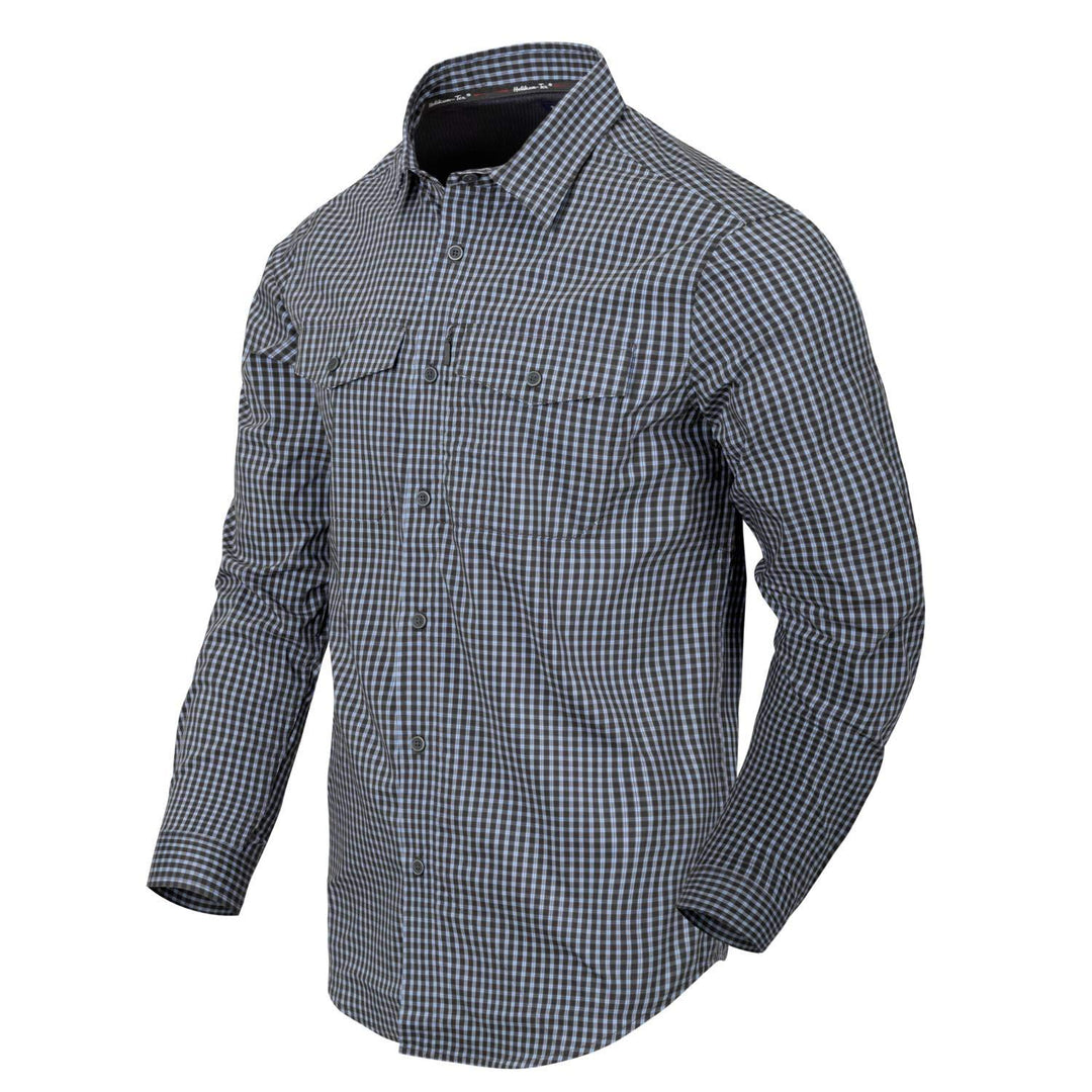 Helikon-Tex Unisex Pd-utl-tc Poloshirts S Phantom Grey Checkered, S Phantom Grey Checkered