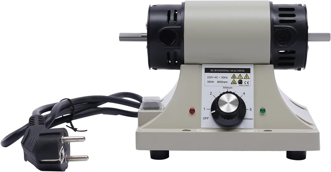 Lederpoliermaschine, Kantenschleifmaschine,350W elektrische Lederbornismaschine mit Holz Brennrad, 0
