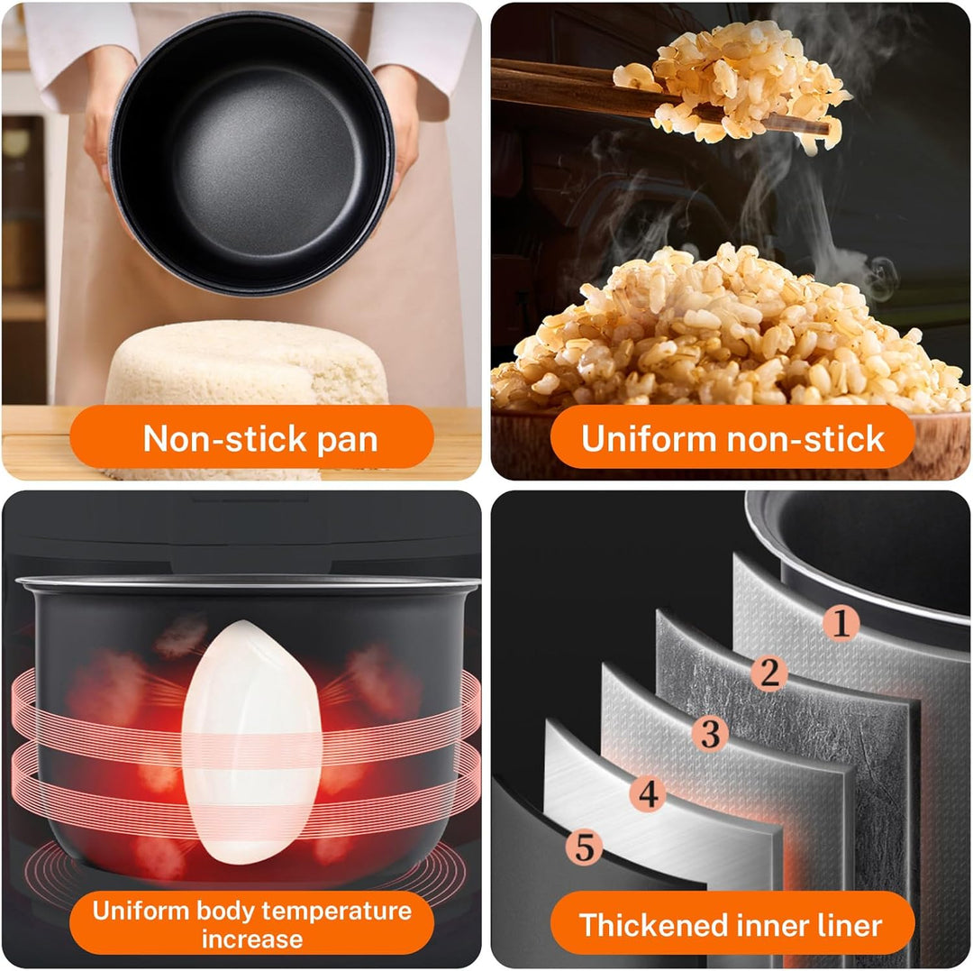 Reiskocher, Reiskocher für Auto, 200 W, Reiskochers Kapazität 2/3 l, tragbarer elektrischer Reiskoch